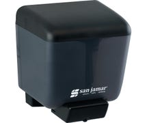 San Jamar SN30TBK Manual 30 oz. Wall-Mounted Liquid Soap Dispenser, Black Pearl