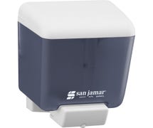 San Jamar SN30TBL Manual 30 oz. Wall-Mounted Liquid Soap Dispenser, Arctic Blue