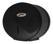 Jofel Valor R2100MBK Single 9" Plastic Toilet Paper Dispenser, Matte Black