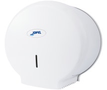Jofel Valor R2100WH Single 9" Plastic Toilet Paper Dispenser, White