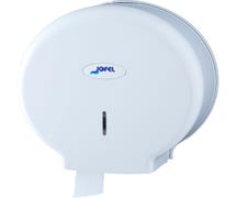 Jofel Valor R6100WH Single 10" Plastic Toilet Paper Dispenser, White