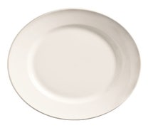 World Tableware 840-438R-10 Classic Plain Bright White China - Plate, Wide Rim, 10-1/2"