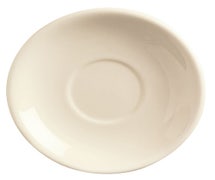 World Tableware PWC-2 Ivory Rolled Edge - 6" Saucer