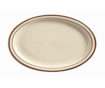 World Tableware DSD-12 Desert Sand - Oval Platter, 9-3/8"Diam.