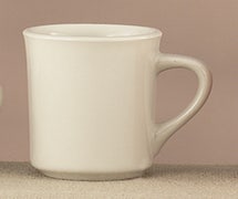 World Tableware TM-8-W - China Coffee Mug - 8-1/2 oz. - Cream White