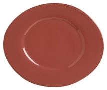 World Tableware FH-504 Farmhouse Plate - 12"Diam., Barn Red