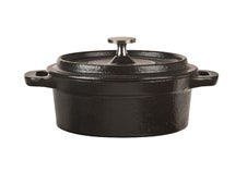 World Tableware CIS-25 World Tableware Cast Iron 9 oz round Dutch oven with lid
