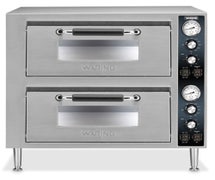 Waring WPO750 Heavy-Duty Double-Deck Pizza Oven, Dual Chamber