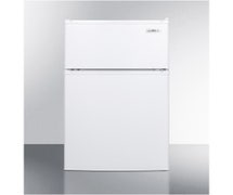 Summit Appliance CP351W Compact Two-Door Refrigerator-Freezer