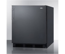Summit Appliance CT663BKBI 24" Wide Counter Height Refrigerator-Freezer