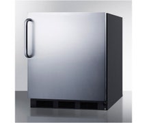 Summit Appliance CT663BKBISSTB 24" Wide Counter Height Refrigerator-Freezer