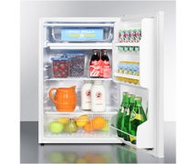 Summit Appliance FF412ES Compact, Auto-Defrost Refrigerator-Freezer