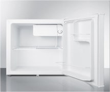 Summit Appliance S19LWH Compact Refrigerator-Freezer With Front-Mounted Lock For General Purpose Use;