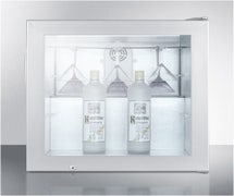 Summit Appliance SCFU386VK Countertop Commercial Display Freezer For Vodka Service
