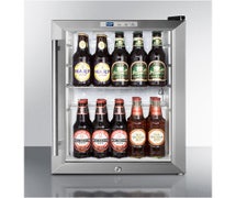 Summit Appliance SCR312LCSSPUB Compact Commercial Glass Door Beverage Cooler For Craft Beer