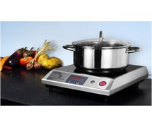 Summit Appliance SINCFS1 Portable Single Zone Induction Cooktop With Black Ceran Smooth-Top Finish