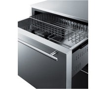 Summit Appliance SPFF51OS2D Outdoor, Frost-Free, Built-In, All-Freezer With 2 Drawers