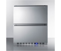 Summit Appliance SPR627OS2D Outdoor, Built-In Drawer Refrigerator In Stainless Steel