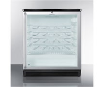 Summit Appliance SWC6GBLBISH Commercially Approved, Built-In Under-Counter 24" Wine Cellar