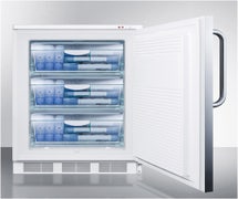 Summit Appliance VT65ML7BISSTB Built-In Under-Counter, Manual Defrost, -25 C Upright Freezer
