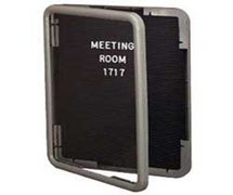 United Visual Products UVTE1824BL Enclosed Image Board - 18"Wx2"Dx24"H Letter Board