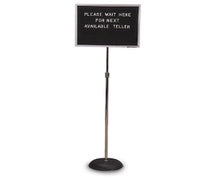 United Visual Products UV1313A Pedestal Letter Board - 18"Wx14"H