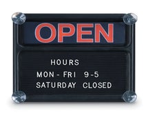 United Visual Products UV2400NS Open and Closed Sign