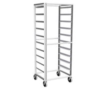 Lockwood Manufacturing RK69-10 Full-Height Aluminum Glass Rack, 10-Rack Capacity