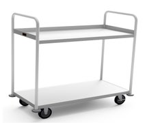 Lockwood BUC-2345-2 Bus Utility Cart, Aluminum, Fully Welded, (2) Shelves