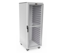 Lockwood CA72-RR18-CD-R Enclosed Transport Cabinet, Non-Insulated, Mobile, Full Height