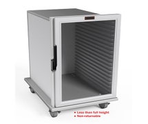 Lockwood CA37-ES20-CD-R Enclosed Transport Cabinet, Non-Insulated, Mobile, Half Height