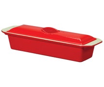 Matfer 071074 Le Chasseur Terrine, 1-1/4" Qt., 11"L X 6"W X 4-3/4"H, With Lid And Handles