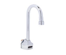 T&S EC3101 Automatic Faucet - Cast Spout Style, Center Installation, Back-Splash Mounted, 5-1/16"H
