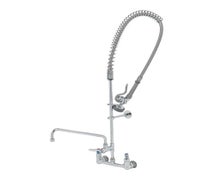T&S B-0133-ADF12-B Wall Mount Pre-Rinse Unit with 8" Centers and 12" Add-On Faucet