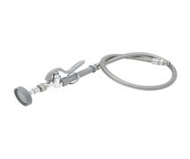 T&S B-1410 Quick Disconnect Spray Valve with 44" Flexible Stainless Steel Hose