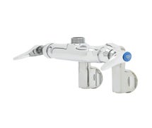 T&S B-0235-LN Wall-Mount Double Pantry Base Faucet with Adjustable Centers, Without Nozzle