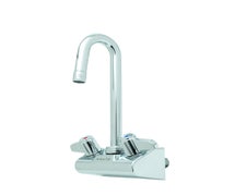 Equip by T&S 5F-4WLX03 4" Wall-Mount Faucet with 3" Swivel Gooseneck Nozzle 