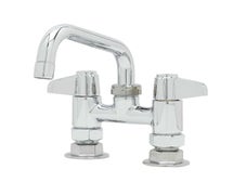 Equip by T&S 5F-4DLX06 Deck-Mount Faucet with 4" Centers and 6" Swing Nozzle