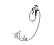 T&S B-0167-02 Wall-Mount Pre-Rinse Unit with 8" Centers and 72" Flexible Stainless Steel Hose
