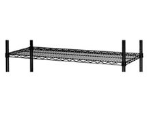 Medium Duty Wire Shelving - 48"Wx24"D Shelf, Black