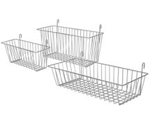 Value Series FWMBSKT17710CH - Grid Mount Basket, 17-7/8"Wx7-3/4"Dx10"H, Chrome