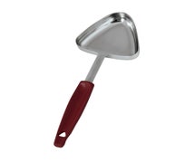 Value Series Solid Triangular Portioner, 8 Oz., Red Handle