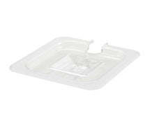 Value Series SP7600C Poly Food Pan Cover, Sixth Size, Slotted