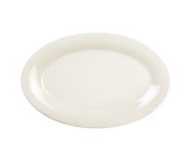 Thunder Group CR213V Platter, 13-1/2" X 10-1/2", Oval, Ivory, Per Dozen