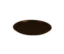 Thunder Group PLST1600BR Serving Tray, 16" Dia., Slip Resistant, Brown