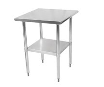 Thunder Group SLWT42418F - Stainless Steel Work Table, 18"W x 35"H x 24"D