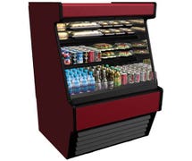 Structural Concepts CO35R Open Display Merchandiser - Air Curtain, Oasis 36"Wx61-1/2"H, Cutaway End Type