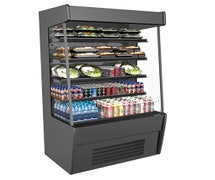 Refrigerated Air Screen Merchandiser - 26.2 Cu. Ft., Cutaway Ends