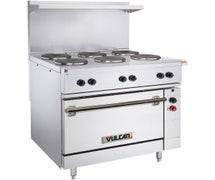 Vulcan EV36-S-2FP-24G Electric Range - Two Burners - One Standard Oven - 24" Griddle - 36"W, 240V