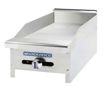 Radiance TAMG-12 Griddle - One Burner - 22,000 BTU - 12"W, LP Gas